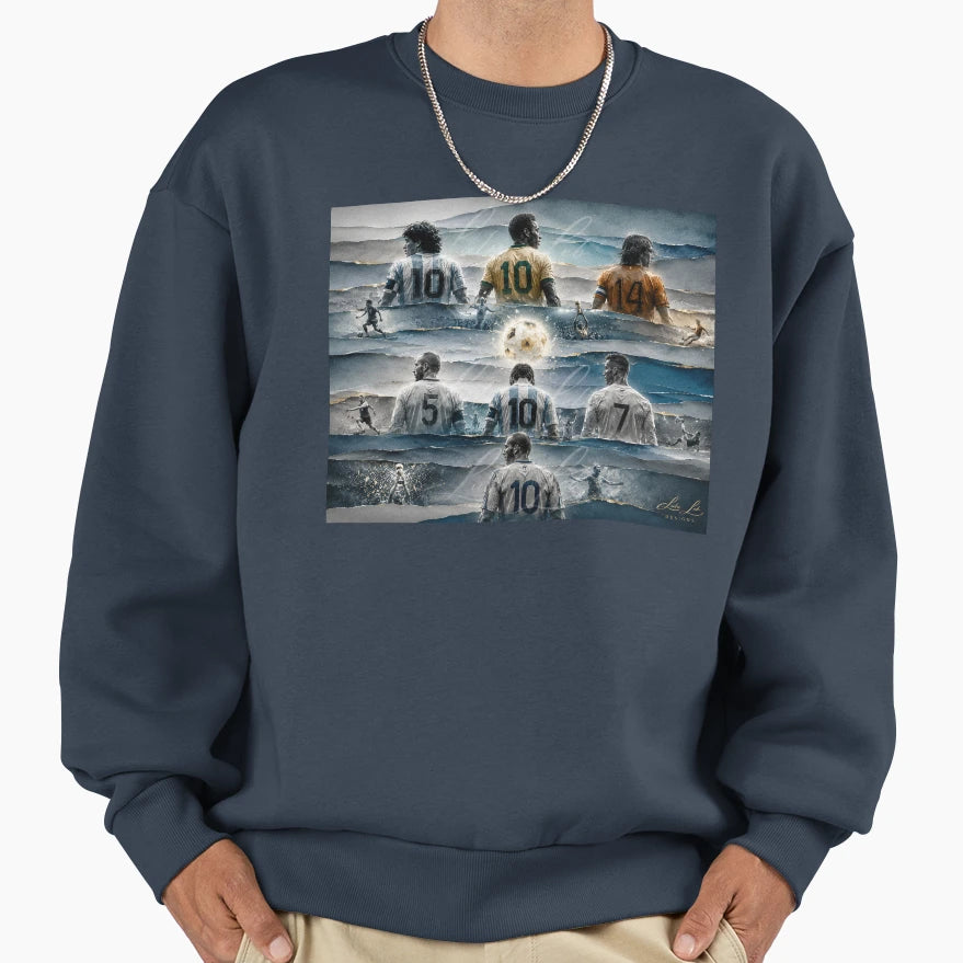 Worlds Best Soccerplayers Sweatshirt - Novelty Apparel for Adults - T-Shirt, Sweatshirt, Hoodie