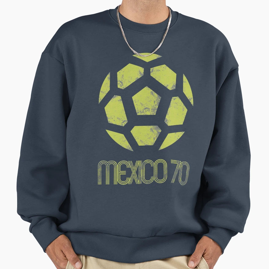 Mexico 70 Distressed Sweatshirt - Graphic Print Unisex - T-Shirt, Sweatshirt, Hoodie