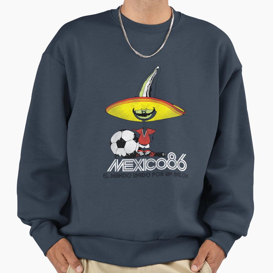 Mexico 86 Sweatshirt - Casual Everyday Wear Men Women - T-Shirt, Sweatshirt, Hoodie