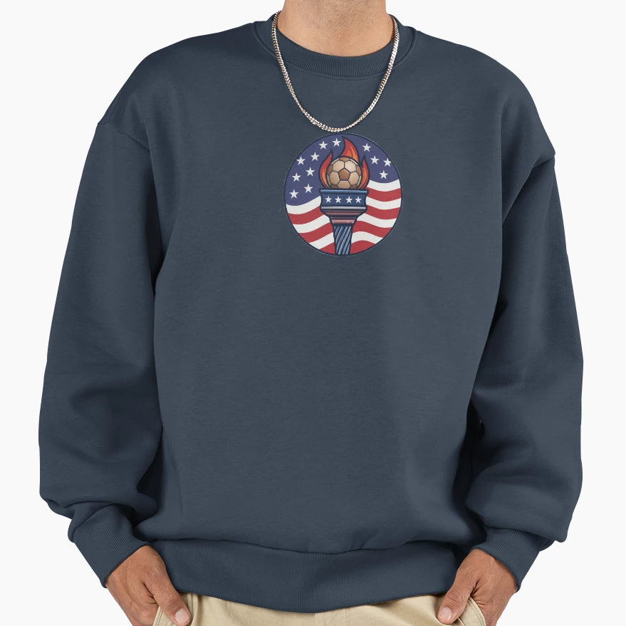Usa Football Sweatshirt - Minimalist Print for Adults - T-Shirt, Sweatshirt, Hoodie
