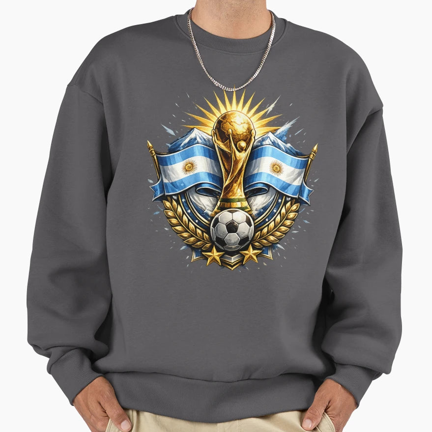 Argentinian World Cup Sweatshirt - Graphic Print for Adults - T-Shirt, Sweatshirt, Hoodie