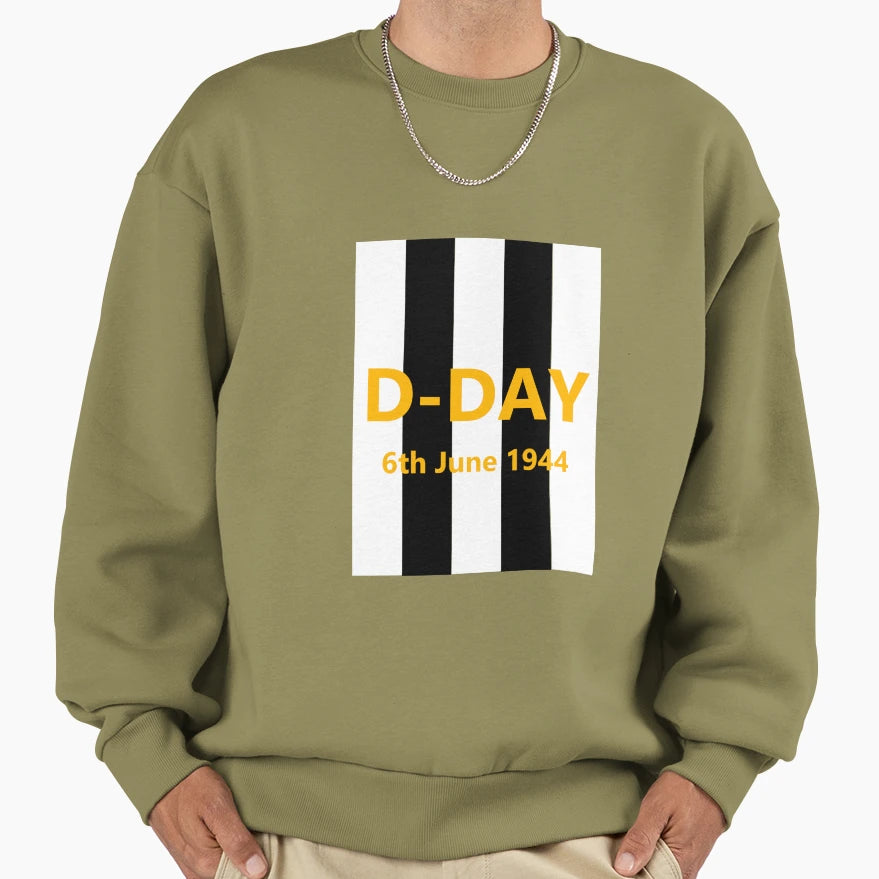 D Day 1944 Sweatshirt - Casual Everyday Wear Unisex - T-Shirt, Sweatshirt, Hoodie