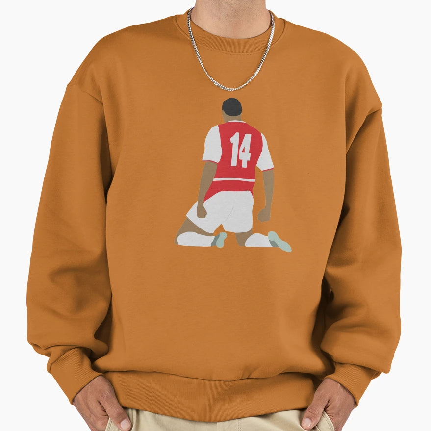 Thierry Henry Sweatshirt - Aesthetic Graphic Unisex - T-Shirt, Sweatshirt, Hoodie