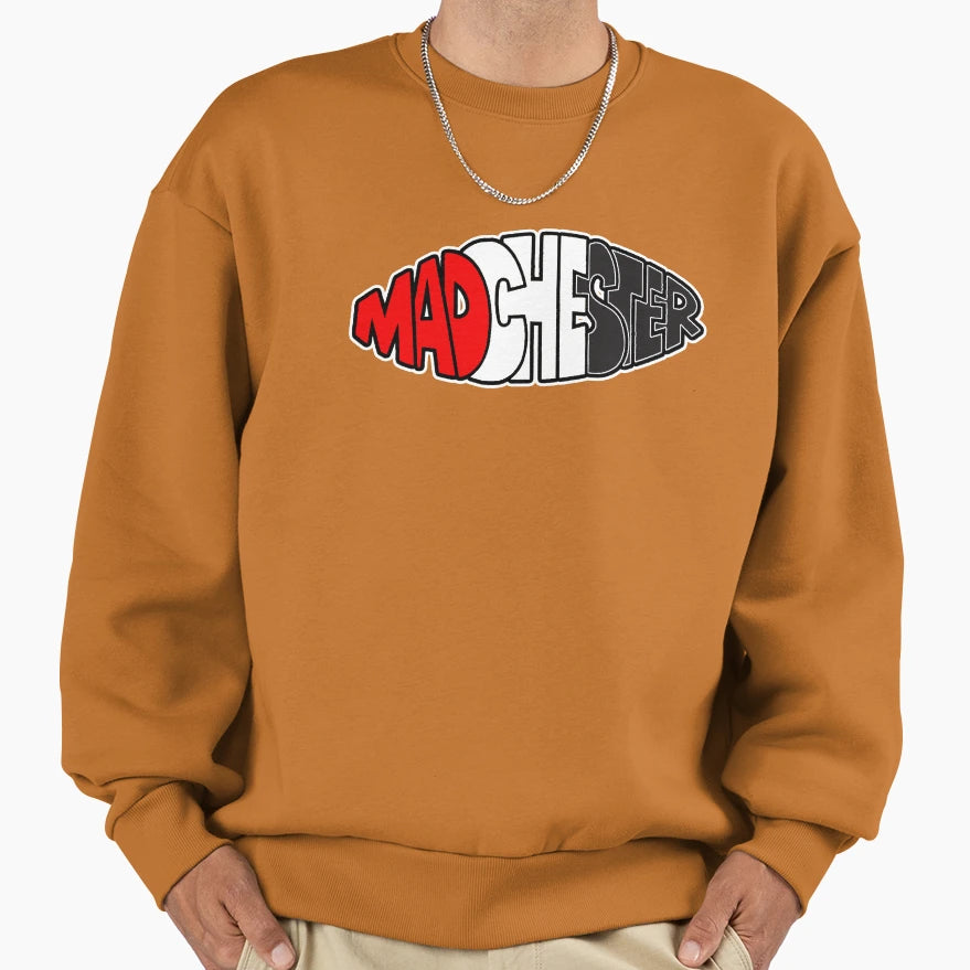Madchester United Sweatshirt - Fun Novelty Design Unisex - T-Shirt, Sweatshirt, Hoodie