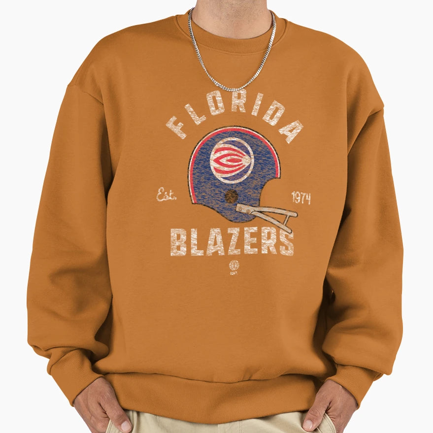 Defunct Series Florida Blazers Sweatshirt - Casual Everyday Wear Unisex - T-Shirt, Sweatshirt, Hoodie