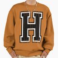 Big Varsity Letter H Sweatshirt - Minimalist Print Men Women - T-Shirt, Sweatshirt, Hoodie