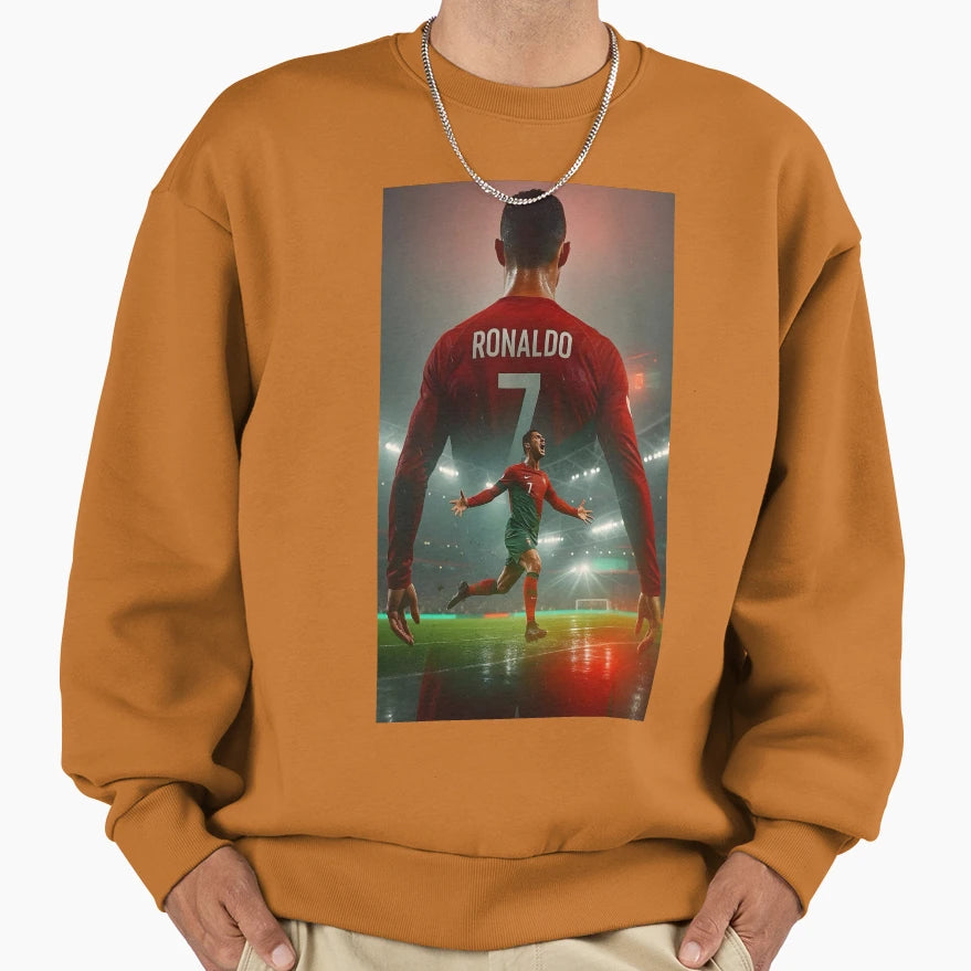 Christiano Ronaldo Sweatshirt - Unique Graphic for Adults - T-Shirt, Sweatshirt, Hoodie