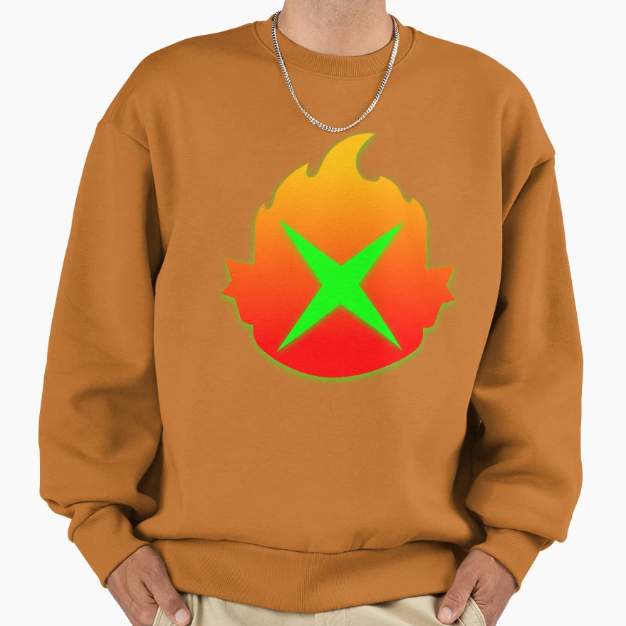 Fire X Sweatshirt - Novelty Apparel Unisex - T-Shirt, Sweatshirt, Hoodie