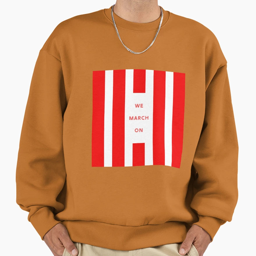 We March Southampton Sweatshirt - Minimalist Print Men Women - T-Shirt, Sweatshirt, Hoodie