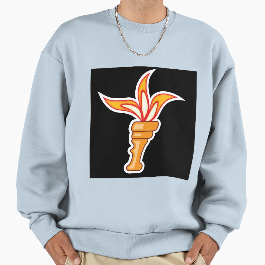 Torch Sweatshirt - Casual Everyday Wear Unisex - T-Shirt, Sweatshirt, Hoodie