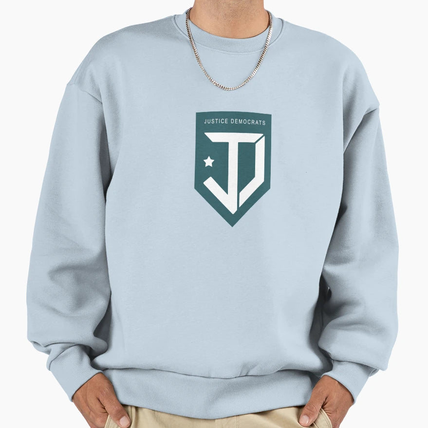Justice Democrats Sweatshirt - Aesthetic Graphic Men Women - T-Shirt, Sweatshirt, Hoodie