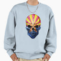 Skull Arizona Flag Evil Biker Sweatshirt - Novelty Apparel for Adults - T-Shirt, Sweatshirt, Hoodie