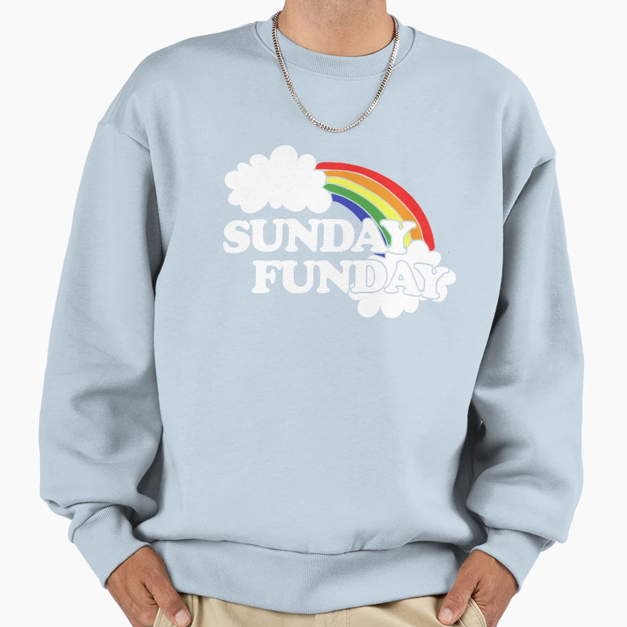 Sunday Funday Sweatshirt - Custom Art Print Unisex - T-Shirt, Sweatshirt, Hoodie