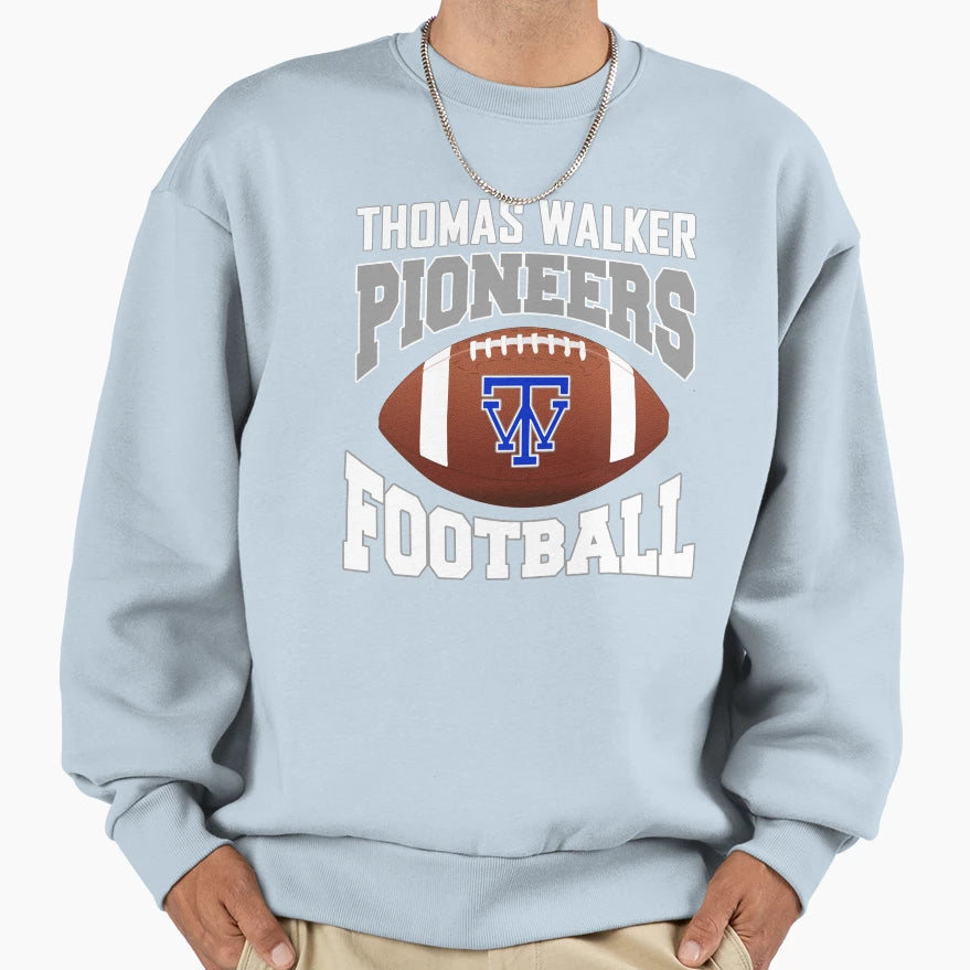 Thomas Walker Pioneers Football Sweatshirt - Trendy Graphic Unisex - T-Shirt, Sweatshirt, Hoodie