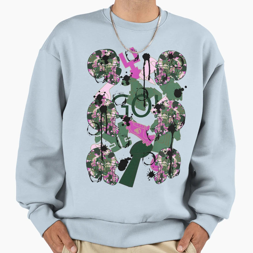 Football Camouflage Helmet Pop Sweatshirt - Novelty Apparel for Adults - T-Shirt, Sweatshirt, Hoodie