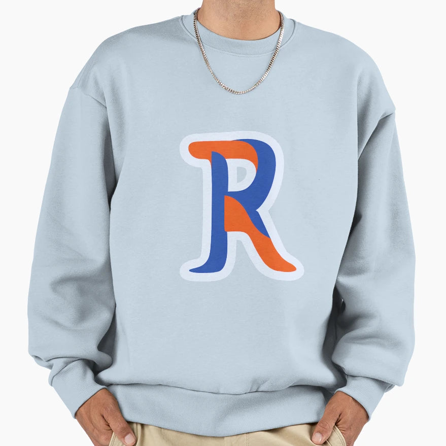 Letter R Sweatshirt - Minimalist Print for Adults - T-Shirt, Sweatshirt, Hoodie