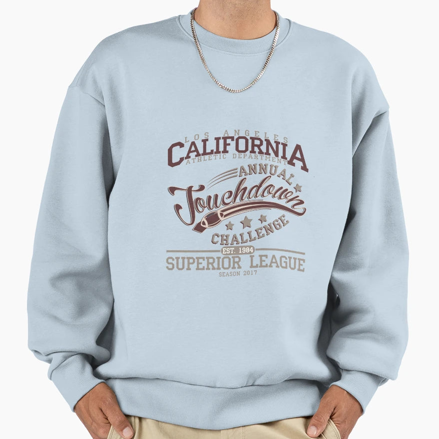 Los Angeles California Athletic Sweatshirt - Minimalist Print Unisex - T-Shirt, Sweatshirt, Hoodie