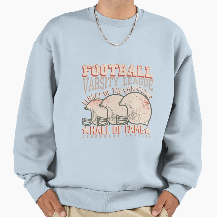 Football Varsity League Legacy Sweatshirt - Custom Art Print Unisex - T-Shirt, Sweatshirt, Hoodie
