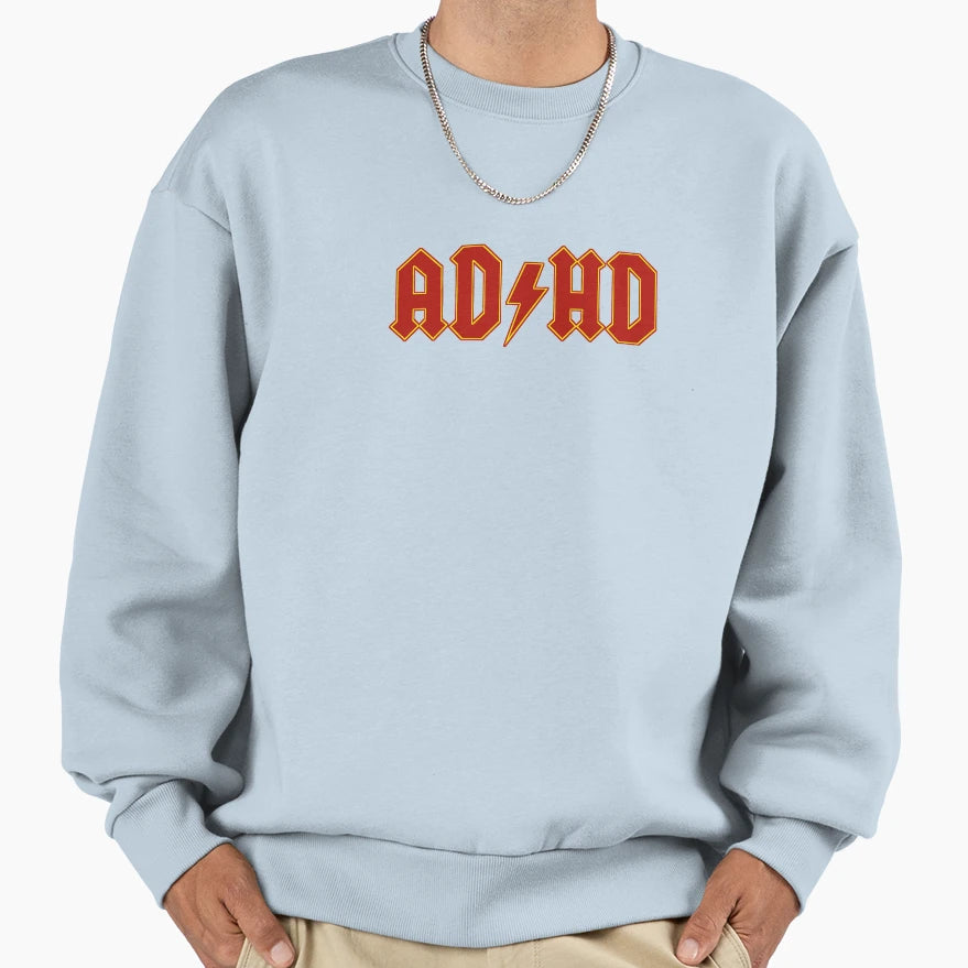 Adhd Red Sweatshirt - Novelty Apparel Men Women - T-Shirt, Sweatshirt, Hoodie