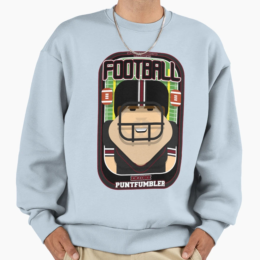 American Football Black And Maroon Sweatshirt - Unique Graphic Men Women - T-Shirt, Sweatshirt, Hoodie