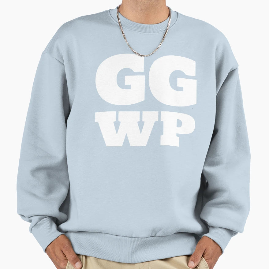 Gg Wp Gamer Slang Good Game Well Played Sweatshirt - Unique Graphic Unisex - T-Shirt, Sweatshirt, Hoodie