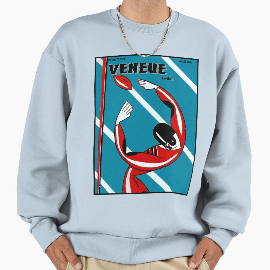 Veneue 1934 Magazine Abstract Sweatshirt - Graphic Print for Adults - T-Shirt, Sweatshirt, Hoodie