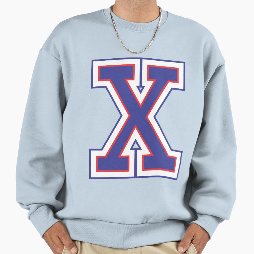 Alphabet X Sweatshirt - Unique Graphic Men Women - T-Shirt, Sweatshirt, Hoodie