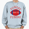 Sunday Fun Day Sweatshirt - Graphic Print Men Women - T-Shirt, Sweatshirt, Hoodie