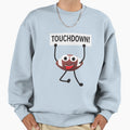 American Football Cartoon Holding Sweatshirt - Graphic Print for Adults - T-Shirt, Sweatshirt, Hoodie