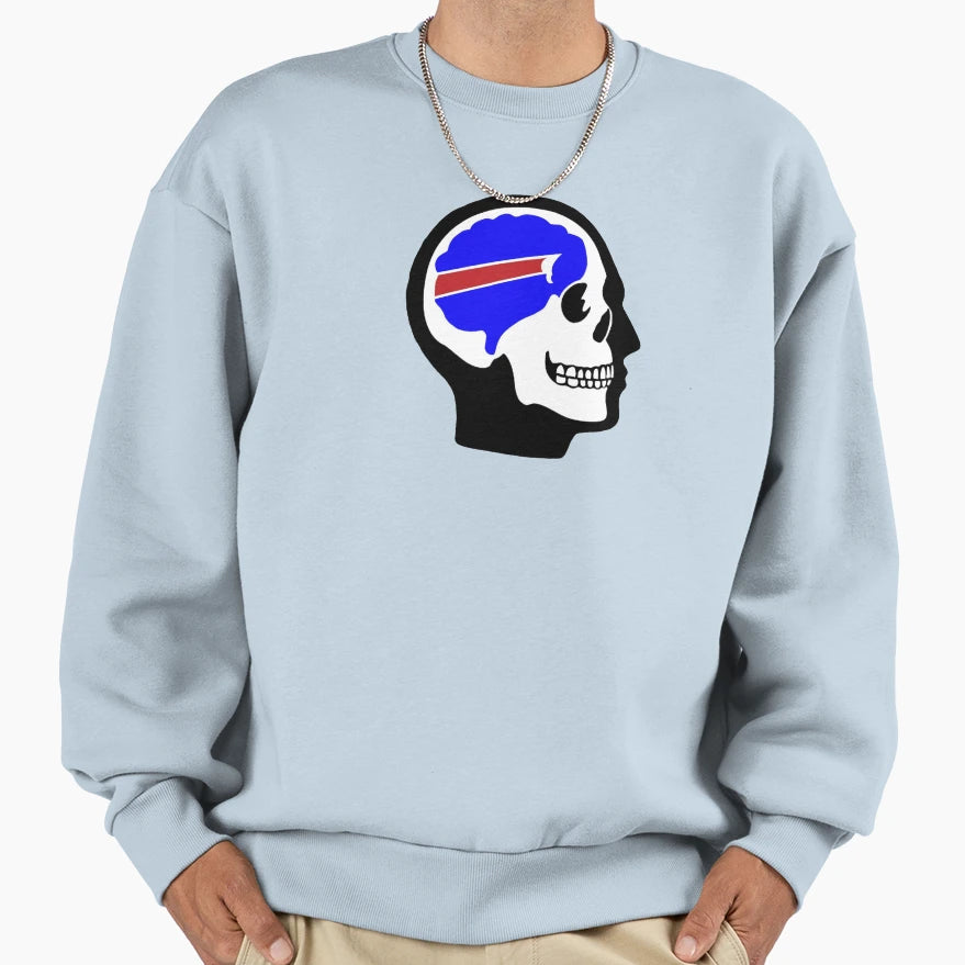 Buffalo Brain 1 0 Sweatshirt - Minimalist Print Unisex - T-Shirt, Sweatshirt, Hoodie