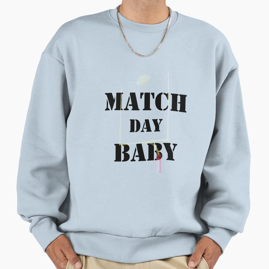 Match Football Superbowl Sunday Sweatshirt - Minimalist Print for Adults - T-Shirt, Sweatshirt, Hoodie