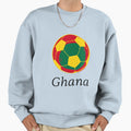 Football Fans Ghana Sweatshirt - Graphic Print for Adults - T-Shirt, Sweatshirt, Hoodie