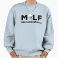 Milf I Love Football Illustration Sweatshirt - Trendy Graphic for Adults - T-Shirt, Sweatshirt, Hoodie