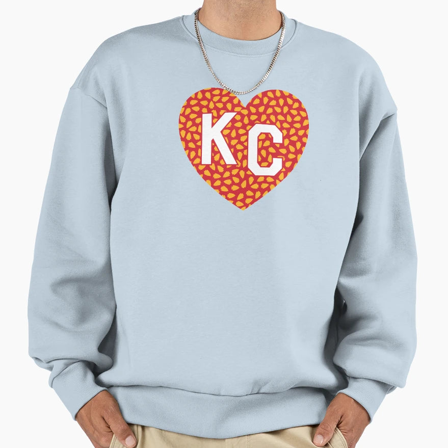 Arrowhead Kc Heart Sweatshirt - Trendy Graphic Unisex - T-Shirt, Sweatshirt, Hoodie