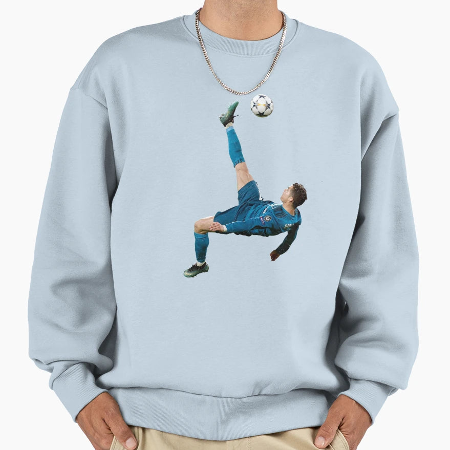 Freestyle Over Head Kick Sweatshirt - Custom Art Print Men Women - T-Shirt, Sweatshirt, Hoodie