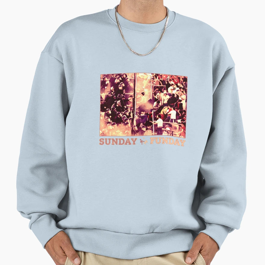 Sunday Funday Sweatshirt - Custom Art Print Unisex - T-Shirt, Sweatshirt, Hoodie