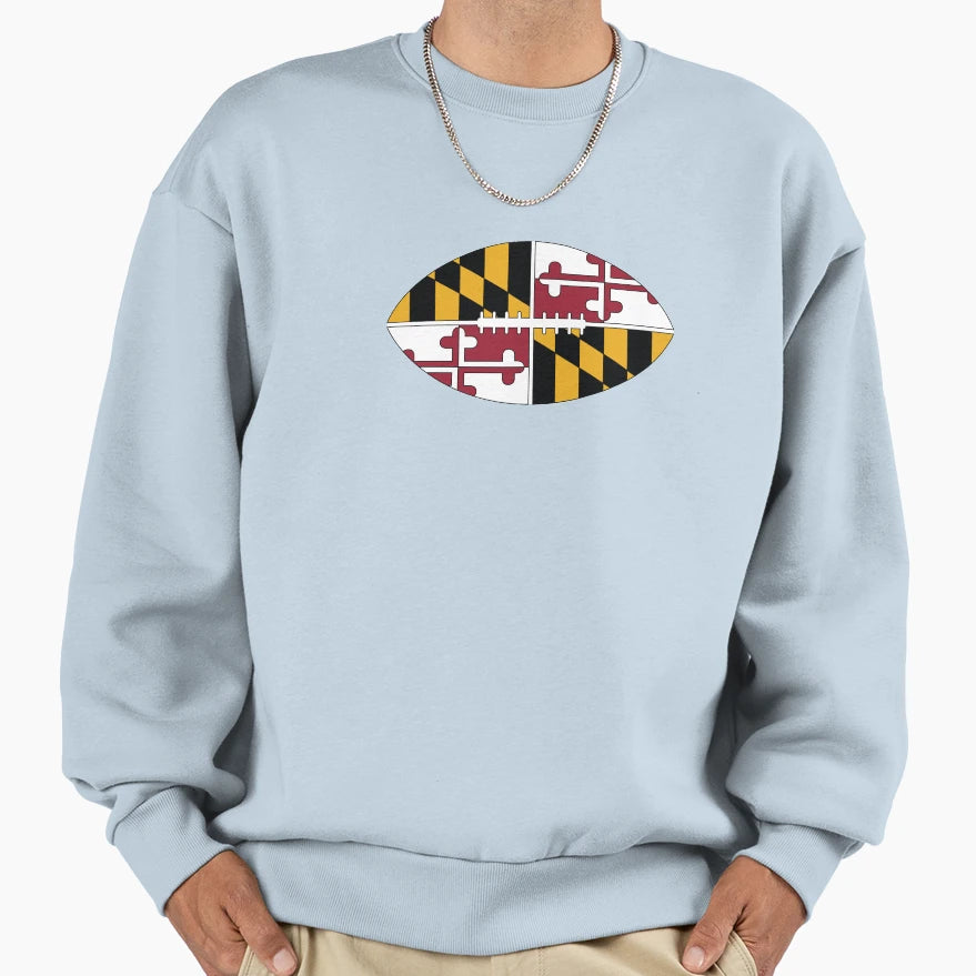 Maryland Football Sweatshirt - Custom Art Print Men Women - T-Shirt, Sweatshirt, Hoodie