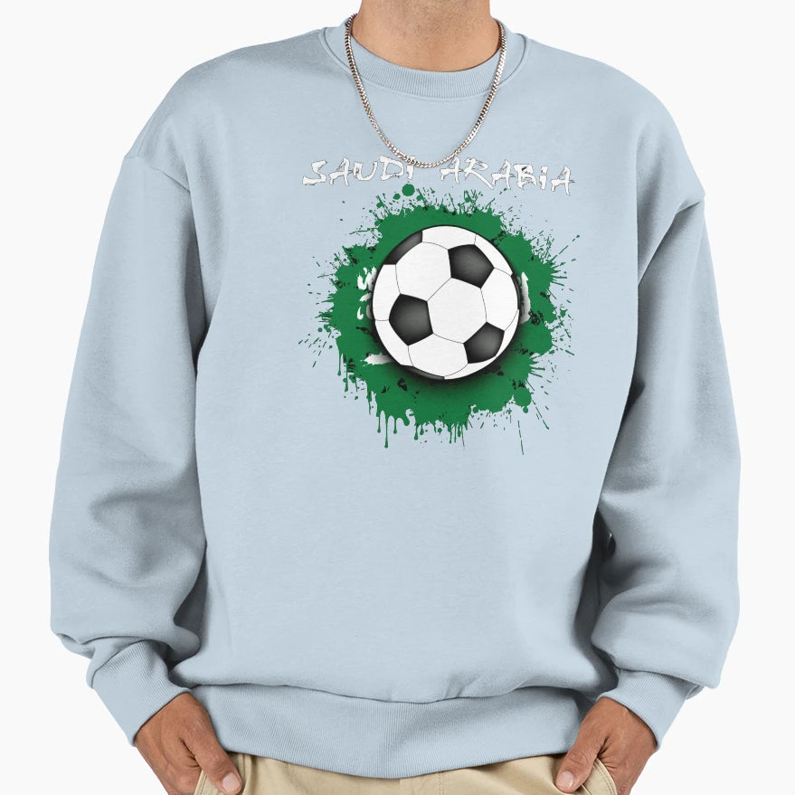 Saudi Arabia Soccer Saudi Arabia T-Shirt - Casual Everyday Wear for Adults - T-Shirt, Sweatshirt, Hoodie