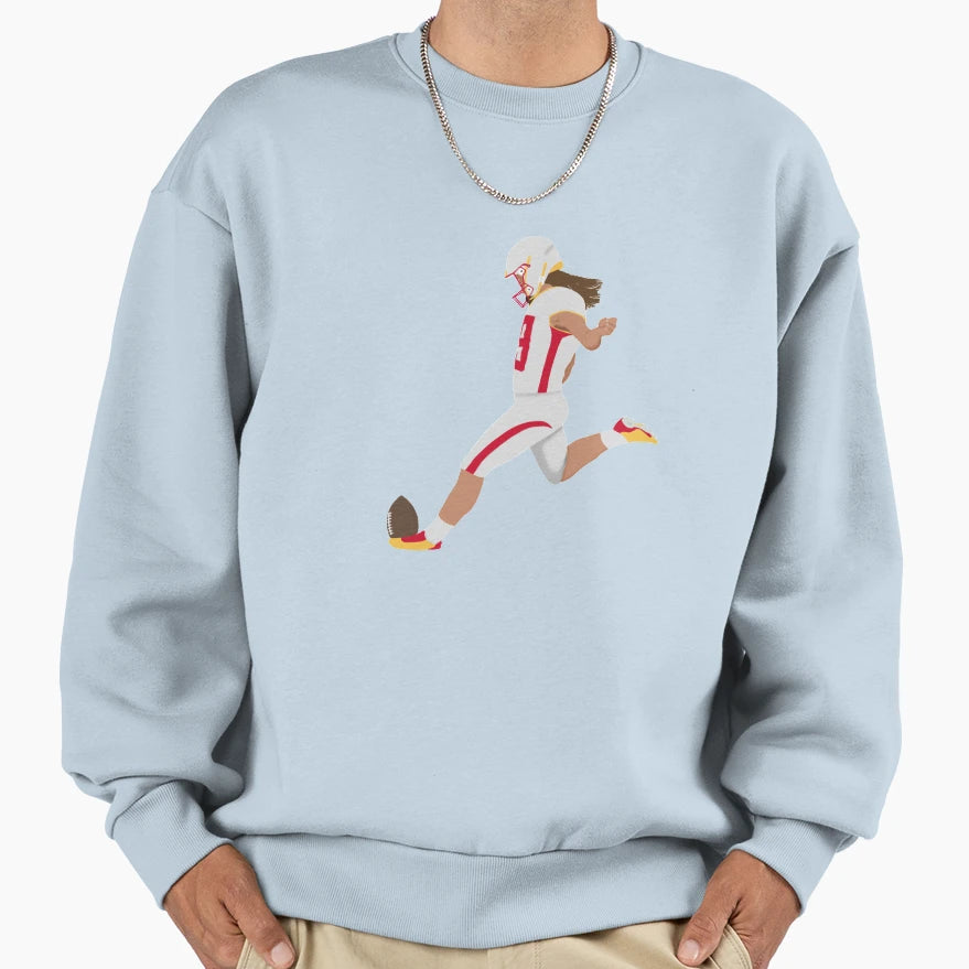 Kick Like Sweatshirt - Graphic Print Unisex - T-Shirt, Sweatshirt, Hoodie