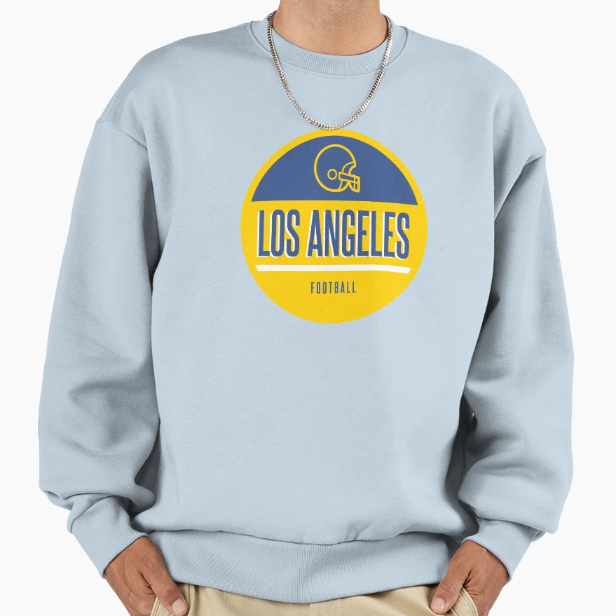 Los Angeles Football Sweatshirt - Minimalist Print Men Women - T-Shirt, Sweatshirt, Hoodie