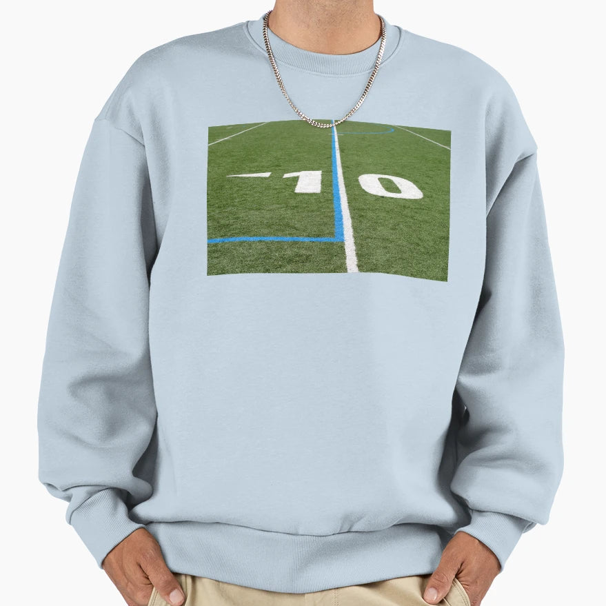 Football Field Ten Sweatshirt - Streetwear Style Men Women - T-Shirt, Sweatshirt, Hoodie