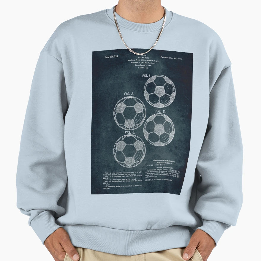 1963 Soccer Ball Inventor Max Doss Sweatshirt - Novelty Apparel for Adults - T-Shirt, Sweatshirt, Hoodie