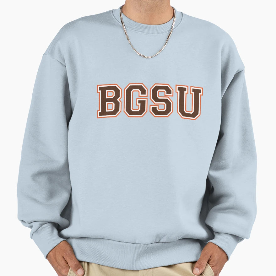 Bgsu Varsity Font Sweatshirt - Streetwear Style Unisex - T-Shirt, Sweatshirt, Hoodie