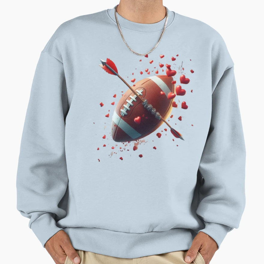 Love American Football Sweatshirt - Unique Graphic for Adults - T-Shirt, Sweatshirt, Hoodie