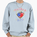 Kansas City Baseball Football Sweatshirt - Streetwear Style for Adults - T-Shirt, Sweatshirt, Hoodie
