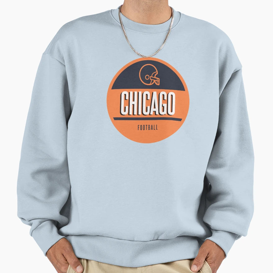 Chicago Football Sweatshirt - Novelty Apparel Unisex - T-Shirt, Sweatshirt, Hoodie