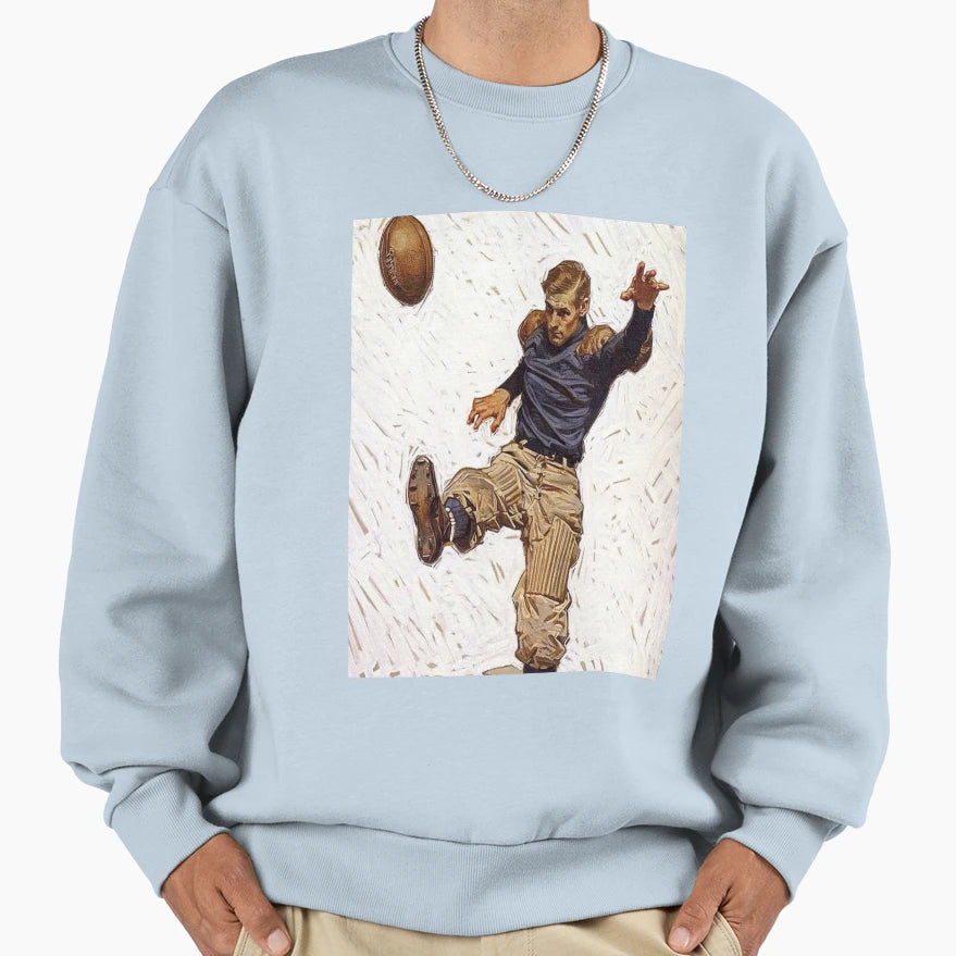 Old School Rugby Sweatshirt - Unique Graphic for Adults - T-Shirt, Sweatshirt, Hoodie