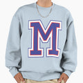 Alphabet M Sweatshirt - Unique Graphic Men Women - T-Shirt, Sweatshirt, Hoodie