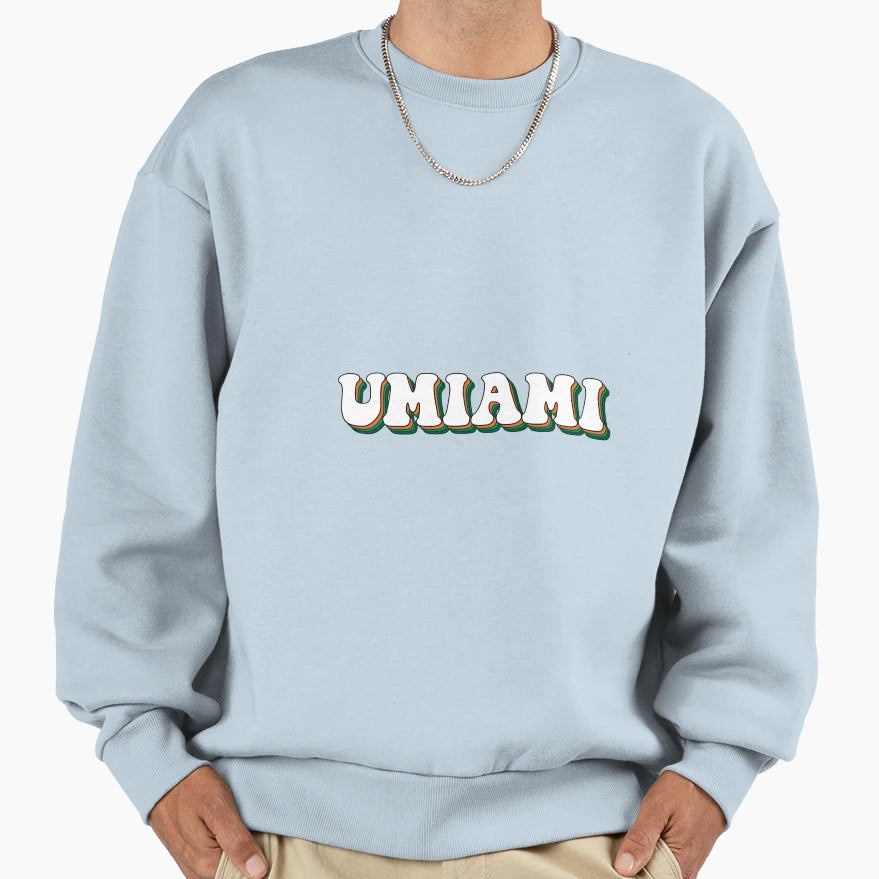 Miami Lettering Sweatshirt - Graphic Print Men Women - T-Shirt, Sweatshirt, Hoodie