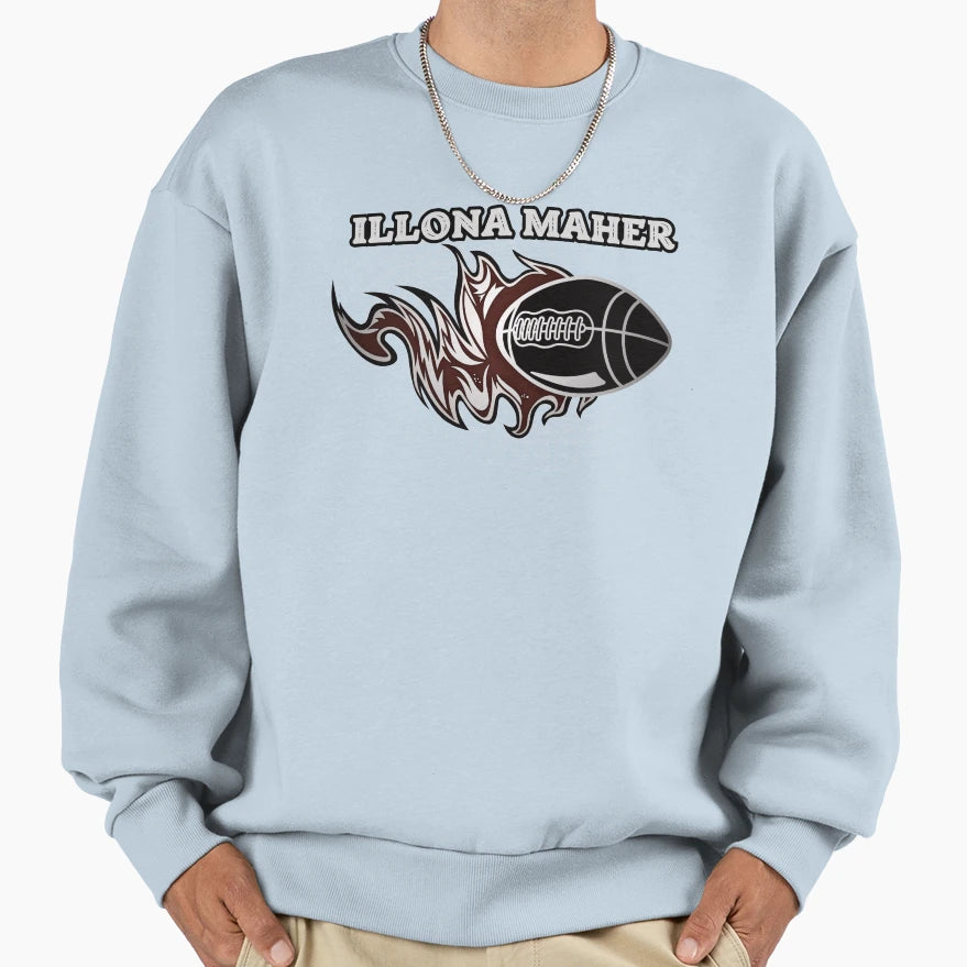 Copy Ilona Maher Rugby Union Rugby Sweatshirt - Graphic Print for Adults - T-Shirt, Sweatshirt, Hoodie